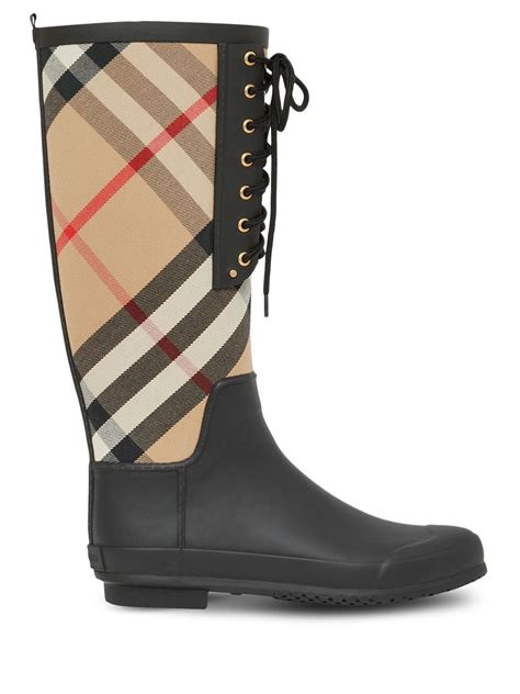 botas de agua burberry|net a porter burberry rain boots.